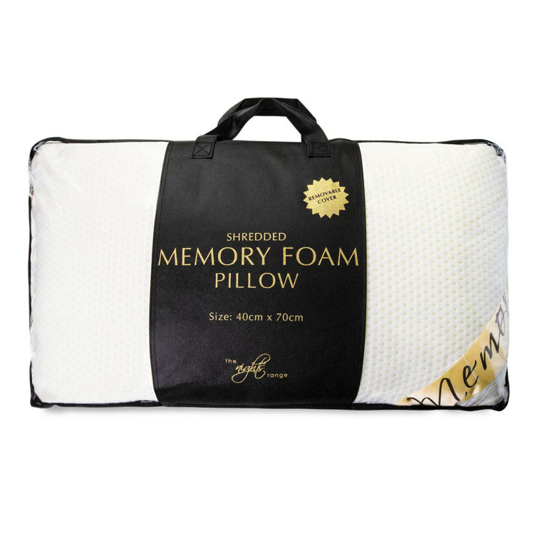 Harwoods Memory Foam Firm Support Pillow & Reviews Wayfair.co.uk
